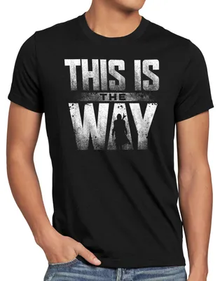 Produktbild von style3 This Is The Way Text Herren T-Shirt