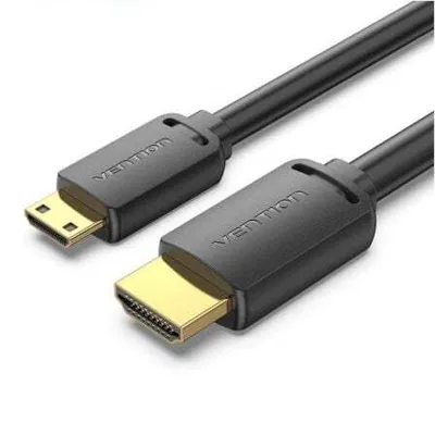 Immagine prodotto di Cavo hdmi 4k vention aghbf/ hdmi maschio - mini hdmi maschio/ 1m/ nero
