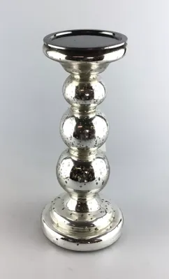 Produktbild von Gilde Kerzenleuchter "Plata"antik silber Höhe 26,5 cm Ø 11,0 cm 42360 !