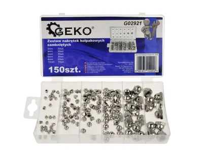 Image de GEKO Jeu d'écrous borgnes 150pcs G02921