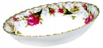 Image de MALCER Salaterka Owalna Iwona 12 cm Porcelana Dekorowana