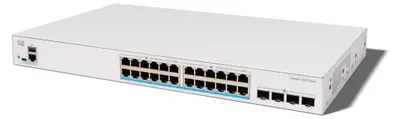 Immagine prodotto di Cisco Catalyst 1300X-24MU-4X - Switch - L3 - gestito - 4 x 10 Gigabit SFP28 + 16 x 2,5GBase-T (PoE+)
