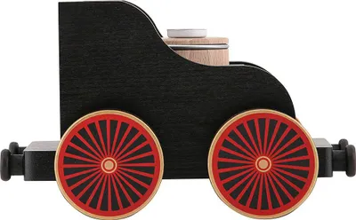 Produktbild von Eisenbahnwagen schwarz (19x12x13cm) von KWO
