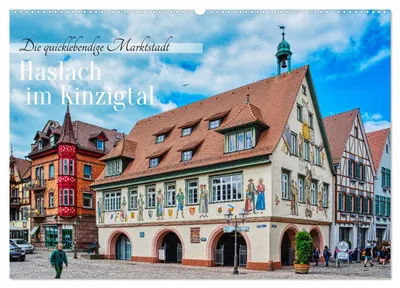 Produktbild von Haslach im Kinzigtal - Die quicklebendige Marktstadt (Wandkalender 2027 DIN A2 quer), CALVENDO Monatskalender