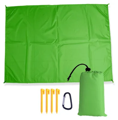 Produktbild von Sanddichte, wasserdichte und leichte Campingplane, faltbar und leicht in einer kleinen Tasche zu verstauen, für Outdoor-Aktivitäten