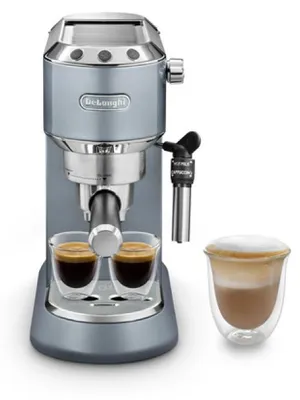 Zdjęcie produktu dla De’Longhi Dedica Style EC 785.AE, Ekspres do espresso, 1,1 l, Kawa mielona, 1300 W, Niebieski, Srebrny