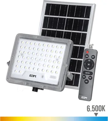 Image de Projecteur Solaire Fin Focus Edm éclairage Solaire Puissant Et Autonome - Edm