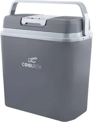 Obrázok produktu pre Turistická chladnička Cestovná chladnička do auta Funkcia ohrevu 24L CoolBox sivá