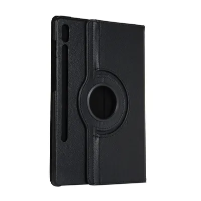 Produktbild von 360° Schutz Hülle für Samsung Galaxy Tab S7 11" 2020, Für Samsung Galaxy Tab S8 11" 2021 Case Etui Tasche Cover Drehbar - SCHWARZ