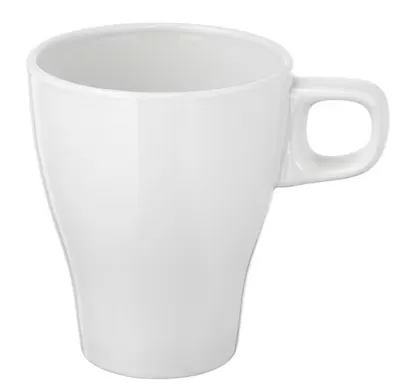 Produktbild von FÄRGRIK Ikea Kaffee Cafe Becher, Steinzeug weiß, 25 cl