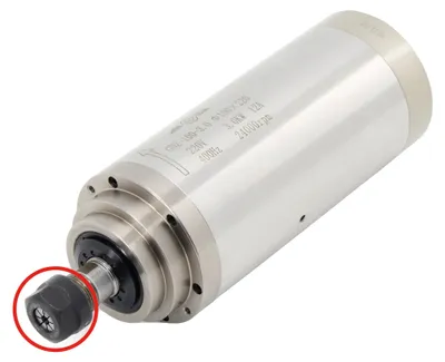 Produktbild von CNC-Spindelmotor, 3KW Leistung, wassergekühlt, Nur Spindel