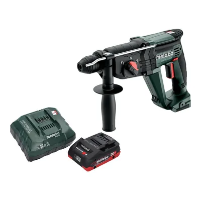 Image de Metabo KH 18 LTX 24 Marteau combiné sans fil 18 V 2,1 J SDS Plus + 1x batterie LiHD 4,0 Ah + chargeur