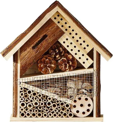 Immagine prodotto di Alberello per insetti in legno di quercia, ca. 30 x 28 x 95 cm, marrone