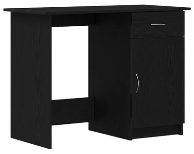Image de Bureau en bois avec tiroirs, dimensions : 100 x 50 x 76 cm