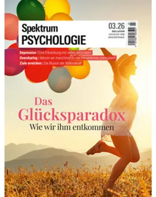 Produktbild von Spektrum Psychologie 3/2026 Das Glücksparadox