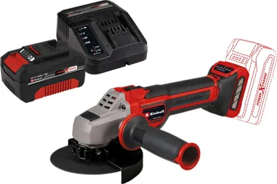 Produktbild von EINHELL PROFESSIONAL Akku-Winkelschleifer TP-AG 18/ 125 CE Q Li Kit (1x 4,0 Ah)