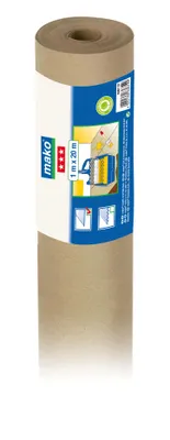 Produktbild von Maler Abdeckpapier Schutzpapier glatt 100% Altpapier 1 m x 20 m
