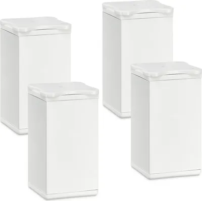 Produktbild von 4er Set Möbelfüße QUEBEC 80 mm Weiß