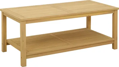 Produktbild von vidaXL Beistelltisch Öl-Natur 110 x 55 x 45 cm Massivholz Akazie