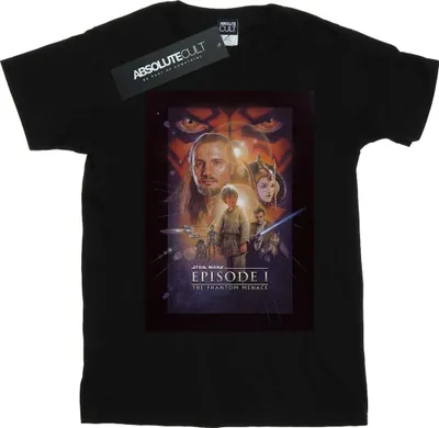 Produktbild von Star Wars - "Episode I" T-Shirt für Herren BI46090 (M) (Schwarz)