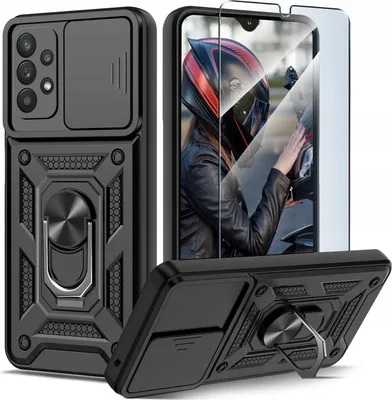 Produktbild von Hülle für Samsung A32 5G PANCERNE SLIDE RING CASE + GLAS 9H