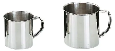 Messbecher 11 cm, 1 l, Edelstahl, Silber