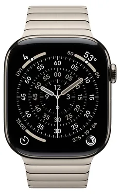 Immagine prodotto di Apple MXMF3ZM/A, Cinturino, Smartwatch, Titanio, Apple, Modelli Apple Watch 44mm 45mm 46mm 49mm, Acciaio inossidabile