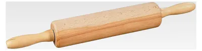 Produktbild von Teigrolle aus Buchenholz – - mit Metallachse und Gleitlager