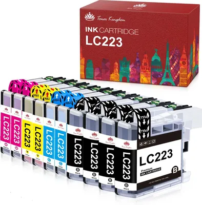 Produktbild von 10 Druckerpatronen Set kompatibel für Brother LC223 LC-223 XL MFC-J5320DW MFC-J480DW MFC-J4420DW DCP-J4120DW DCP-J562DW MFC-J4620DW J880DW