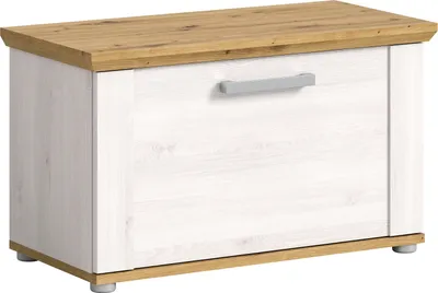 Produktbild von Sitzbank >Verona< in Sibiu Lärche, Spannplatte/Spannplatte - 80x47x39cm (BxHxT)