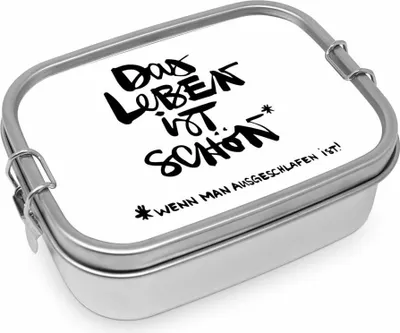 Obrázek produktu pro PPD Beautiful Life Steel Lunch Box, box na oběd, box na svačinu, nerezová ocel, 900 ml, 491344