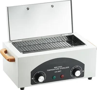 Produktbild von Hochtemperatur-Trockensterilisator - Sterilisatorbox 2 L - Einstellbare Temperatur und Zeit - 300 W - Trockenwärme zur Werkzeugsterilisation - Für Nagelwerkzeuge, Labor & Zuhause