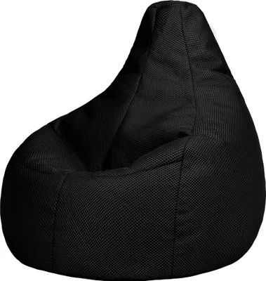 Produktbild von icon Gaming Sitzsack mit Liege Techmesh, Schwarz, für Erwachsene und Kinder, mit Füllung