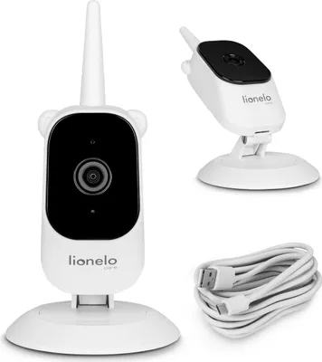 Produktbild von Lionelo Camera Care Babyline 3.2, 3-facher Digitalzoom, Zwei-Wege-Kommunikation möglich, Aufzeichnungsmöglichkeit, Kameraauflösung: 1920x1080px - Weiß
