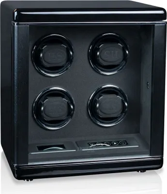 Obrázek produktu pro Heisse &amp; Söhne - 70019-224.142 - Natahovač hodinek - pro 4 hodinky - Chicago 4 - černý
