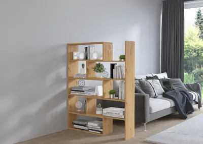 Produktbild von Bücherregal KAROL 1 Standregal Regal Eiche Artisan