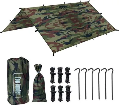 Produktbild von Tarp 4 x 4: Wasserdichtes, multifunktionales Zeltseil – ultraleicht, reißfest – ideal für Outdoor-Aktivitäten