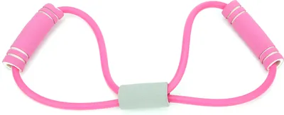 Productafbeelding van Elastische weerstandsband in de vorm van een 8, zacht en antislip, slijtvast en elastisch – geschikt voor yoga en stretching – veilig in gebruik