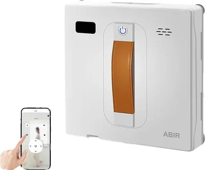 Produktbild von Fensterstaubsauger-Roboter, doppelte Ultraschall-Sprühfunktion, KI-intelligentes Wischen, WEISS, Ja