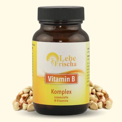 Produktbild von LebeFrischa Vitamin B Komplex 60 Kapseln 8 B-Vitamine aus Buchweizen