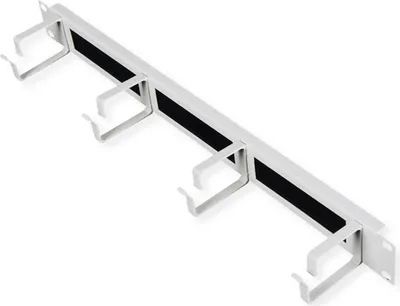 Produktbild von ROLINE 19-Zoll Rangierpanel 1 HE, mit Bürstenleiste 44x60mm grau