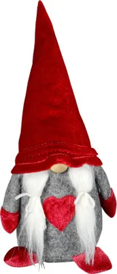 Image de Lutin décoratif avec bonnet de Noël en feutre, 25 cm