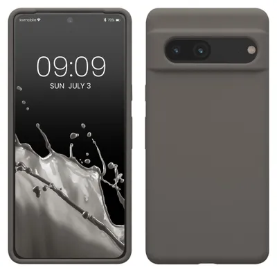 Produktbild von kwmobile Handyhülle für Google Pixel 7 Hülle, für Pixel 7 Case - Hülle Silikon - kabelloses Laden - Stone Dust
