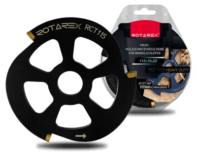 Imagen del producto de Disco de corte para amoladora angular de 115 mm - Disco de corte para madera con disco de carburo