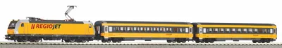 Produktbild von Piko PSCwlan S-Set Regiojet Personenzug BR 386 mit 2 wg. A-Gleis & B VI 59019