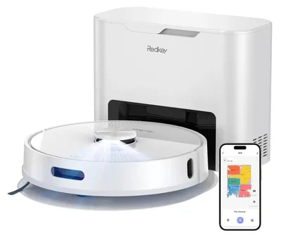 Image de Aspirateur robot - Aspirateur robot avec fonction serpillère - Aspirateur robot intelligent - Nettoyage 2 en 1