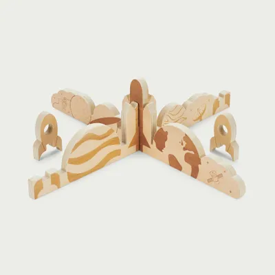 Image de TickiT Espace Jouet Space Discovery Dividers Bois Set