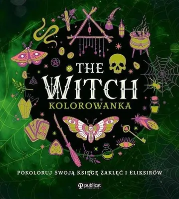 Immagine prodotto di The Witch. Pokoloruj swoją księgę zaklęć, kolorowanka