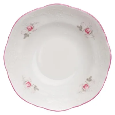 Produktbild von Thun 1794 Müslischale, 16 cm, tschechisches Porzellan, Bernadotte, rosa, rosa Streifen, Thun