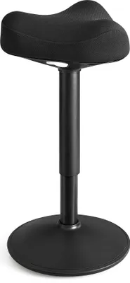 Produktbild von SONGMICS Stehhocker um 360° neigbar, großer Sockel, Anti-Rutsch, schwarz